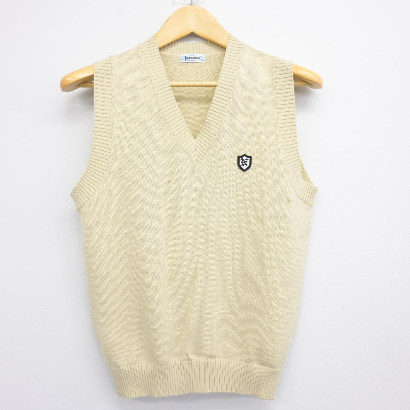 【中古】茨城県 土浦日本大学高等学校 女子制服 2点 (ニットベスト・スカート) sf099600