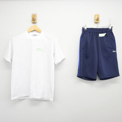 【中古】東京都 東村山高等学校 女子制服 2点 (体操服 上・体操服 下) sf099607