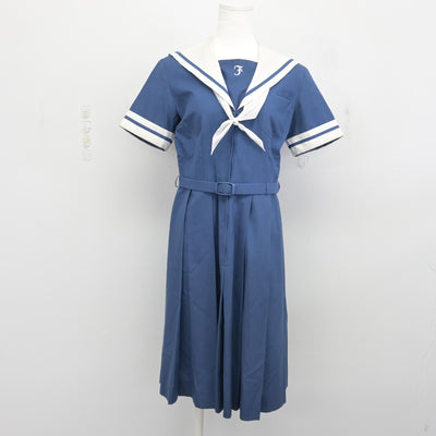 【中古】熊本県 熊本学園大学付属高等学校 女子制服 1点 (ワンピース) sf099610
