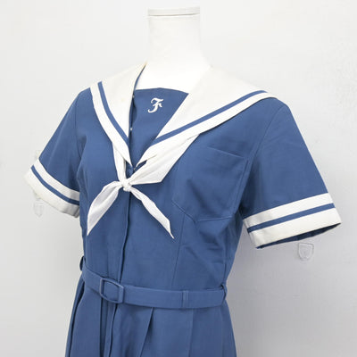 【中古】熊本県 熊本学園大学付属高等学校 女子制服 1点 (ワンピース) sf099610