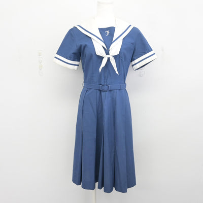 【中古】熊本県 熊本学園大学付属高等学校 女子制服 1点 (ワンピース) sf099611