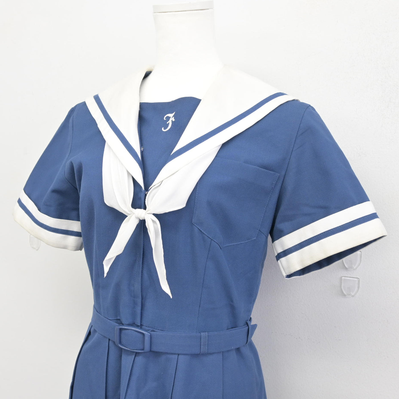 【中古】熊本県 熊本学園大学付属高等学校 女子制服 1点 (ワンピース) sf099611