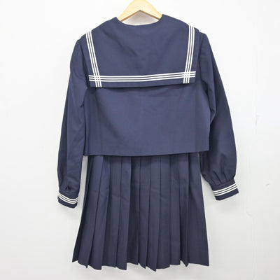 【中古】広島県 尾道北高等学校 女子制服 3点 (セーラー服・スカート) sf099720