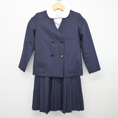 【中古】千葉県 習志野市立第六中学校 女子制服 3点 (ブレザー・シャツ・ジャンパースカート) sf099723