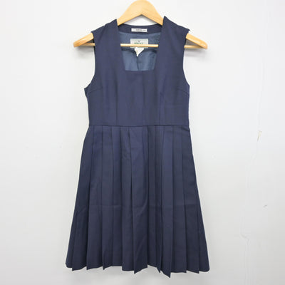 【中古】千葉県 習志野市立第六中学校 女子制服 3点 (ブレザー・シャツ・ジャンパースカート) sf099723
