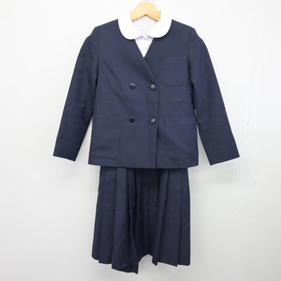 【中古】千葉県 習志野市立第六中学校 女子制服 3点 (ブレザー・シャツ・ジャンパースカート) sf099724