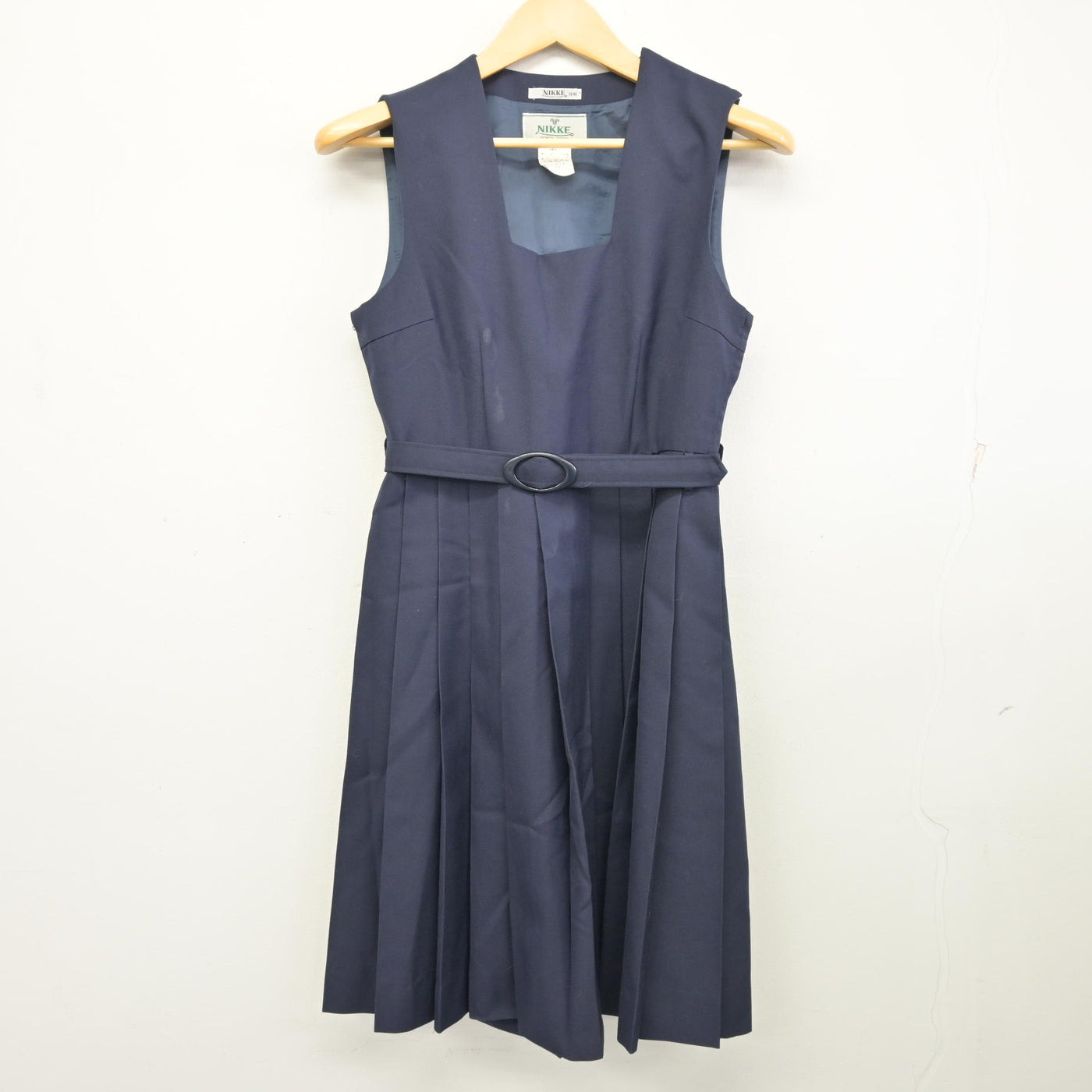 【中古】千葉県 習志野市立第六中学校 女子制服 3点 (ブレザー・シャツ・ジャンパースカート) sf099724