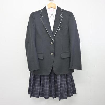 【中古】愛知県 北方中学校 女子制服 3点 (ブレザー・シャツ・スカート) sf099727