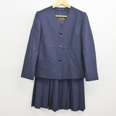 【中古】群馬県 並榎中学校 女子制服 3点 (ブレザー・ベスト・スカート) sf099741