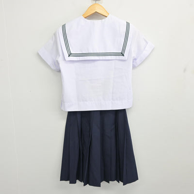 【中古】大阪府 道明寺中学校 女子制服 2点 (セーラー服・スカート) sf099746