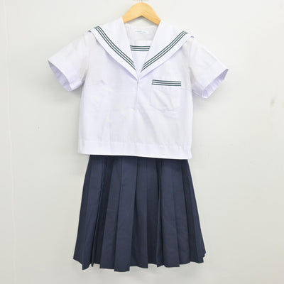【中古】大阪府 道明寺中学校 女子制服 2点 (セーラー服・スカート) sf099747