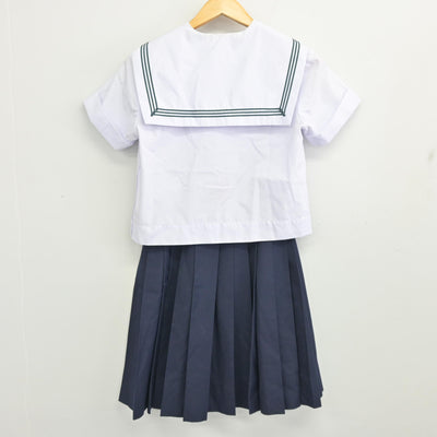 【中古】大阪府 道明寺中学校 女子制服 2点 (セーラー服・スカート) sf099747