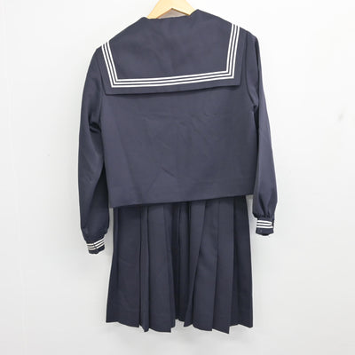 【中古】宮城県 南方中学校 女子制服 3点 (セーラー服・スカート) sf099755