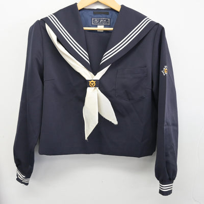 【中古】宮城県 南方中学校 女子制服 3点 (セーラー服・スカート) sf099755