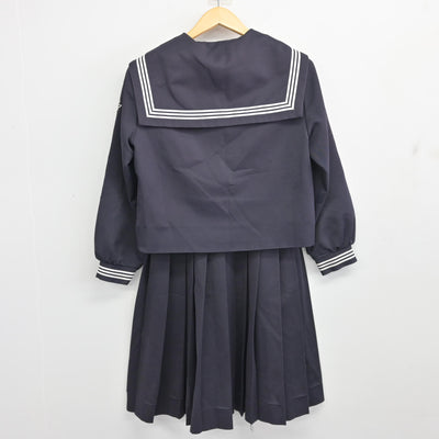 【中古】宮城県 南方中学校 女子制服 3点 (セーラー服・スカート) sf099756