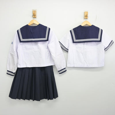 【中古】宮城県 南方中学校 女子制服 5点 (セーラー服・スカート) sf099757