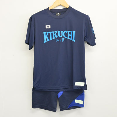 【中古】熊本県 菊池高等学校 女子制服 3点 (体操服 上・体操服 下) sf099763
