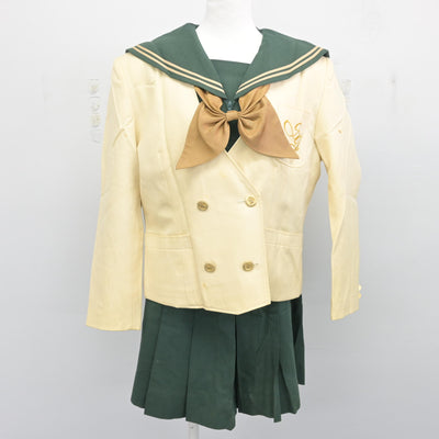 【中古】福島県 須賀川桐陽高等学校 女子制服 4点 (ブレザー・セーラー服・スカート) sf099764