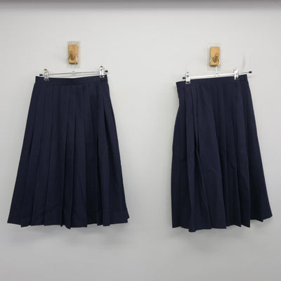 【中古】千葉県 和名ケ谷中学校 女子制服 4点 (セーラー服・スカート) sf099769