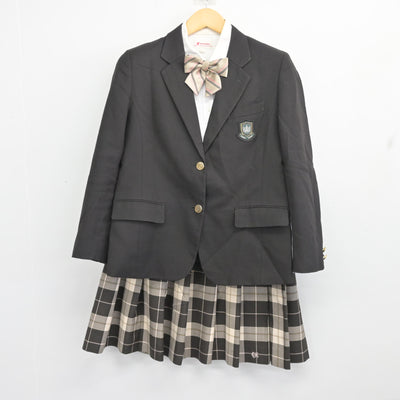 【中古】福井県 福井農林高等学校 女子制服 4点 (ブレザー・シャツ・スカート) sf099770