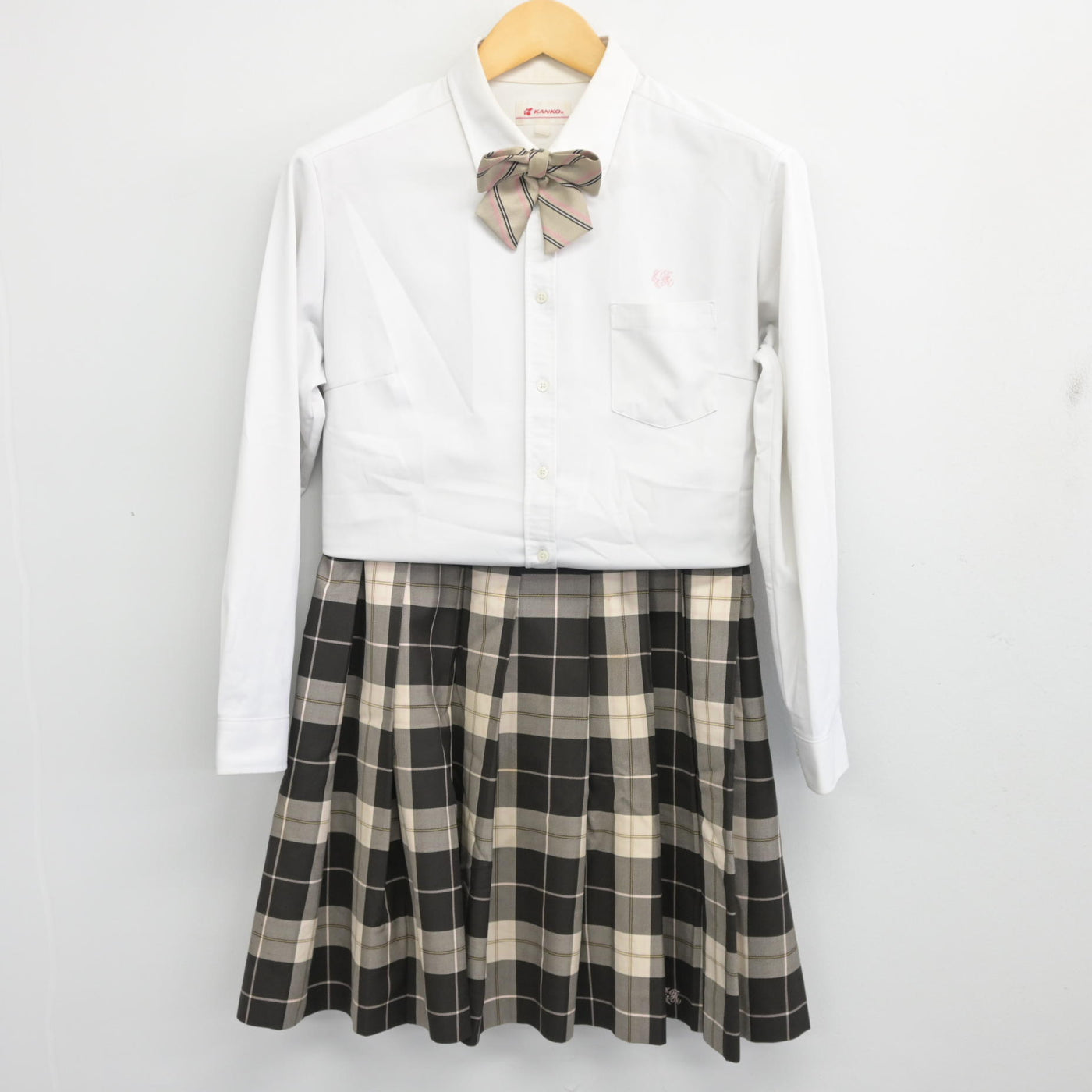 【中古】福井県 福井農林高等学校 女子制服 4点 (ブレザー・シャツ・スカート) sf099770