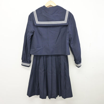 【中古】千葉県 草野中学校 女子制服 3点 (セーラー服・スカート) sf099774