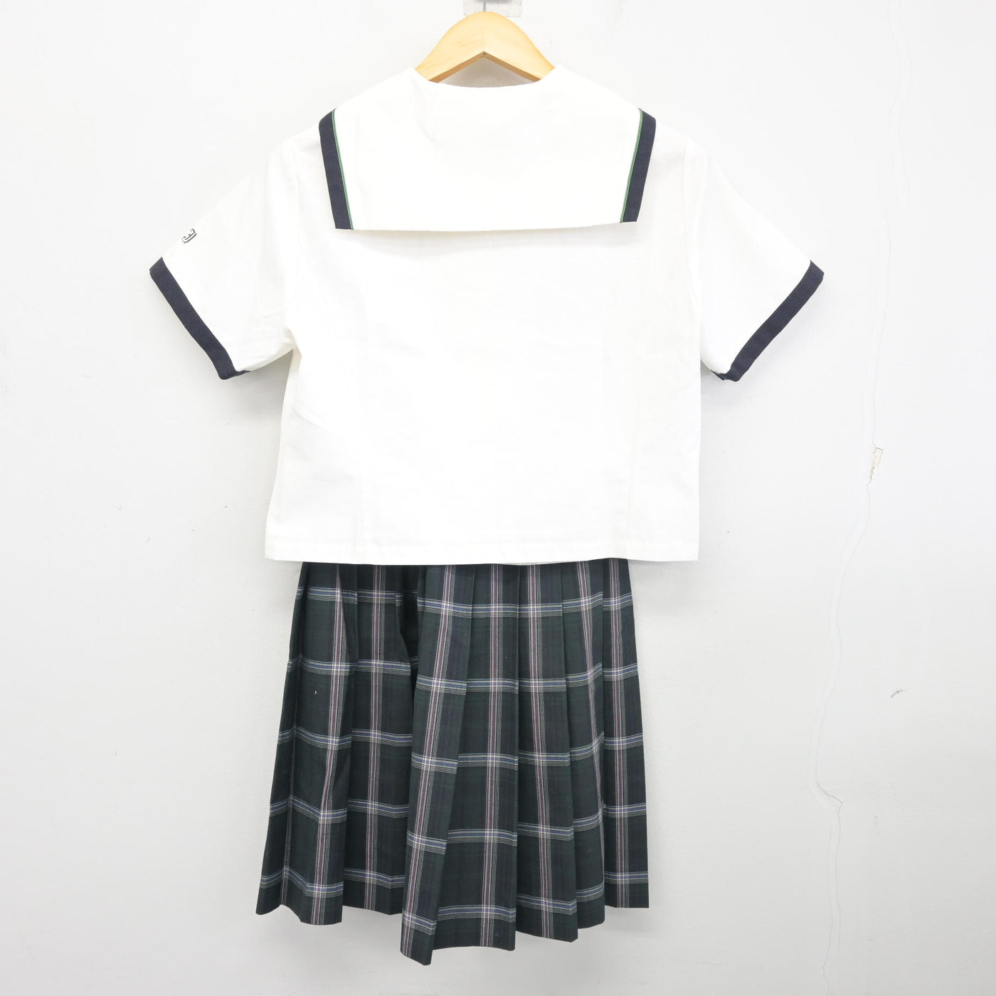 【中古】長崎県 佐世保実業高等学校 女子制服 3点 (セーラー服・スカート) sf099780