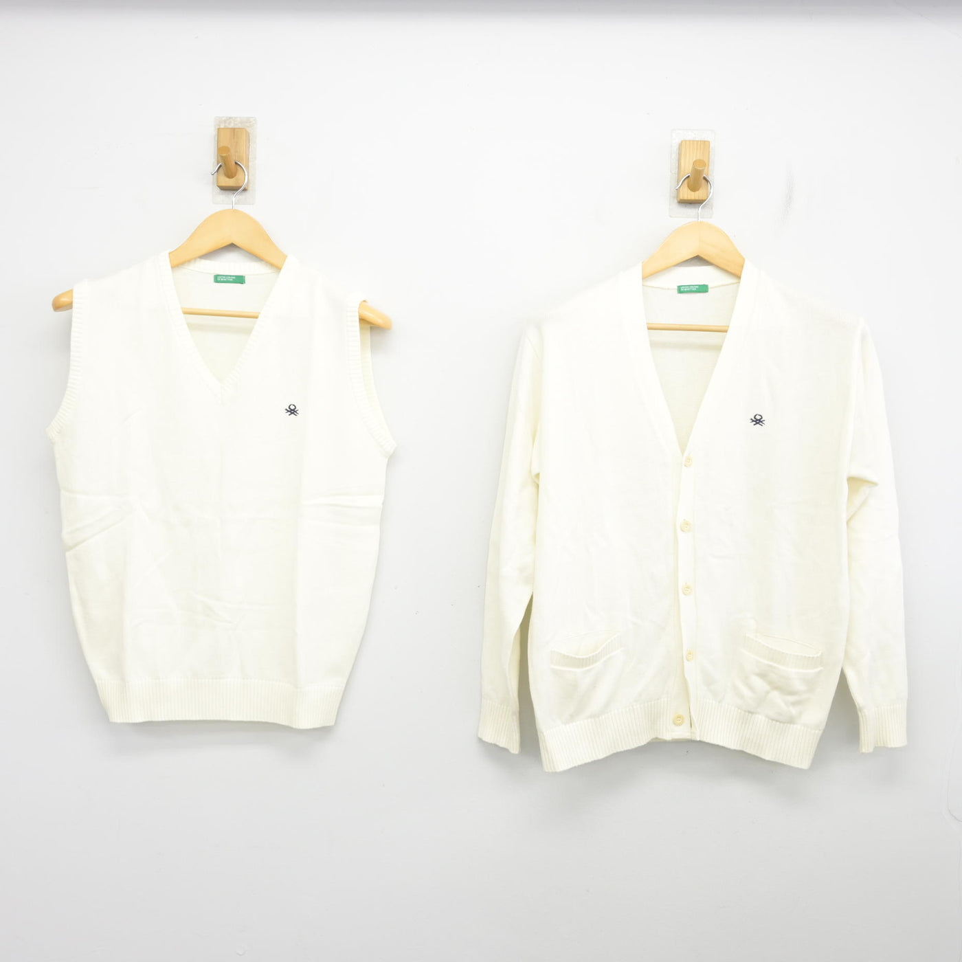【中古】京都府 京都共栄学園高等学校 女子制服 2点 (ニット・ニットベスト) sf099785