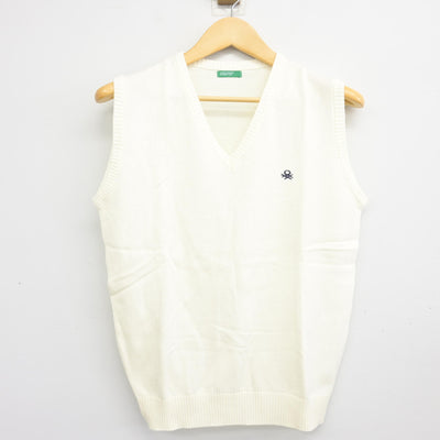 【中古】京都府 京都共栄学園高等学校 女子制服 2点 (ニット・ニットベスト) sf099785