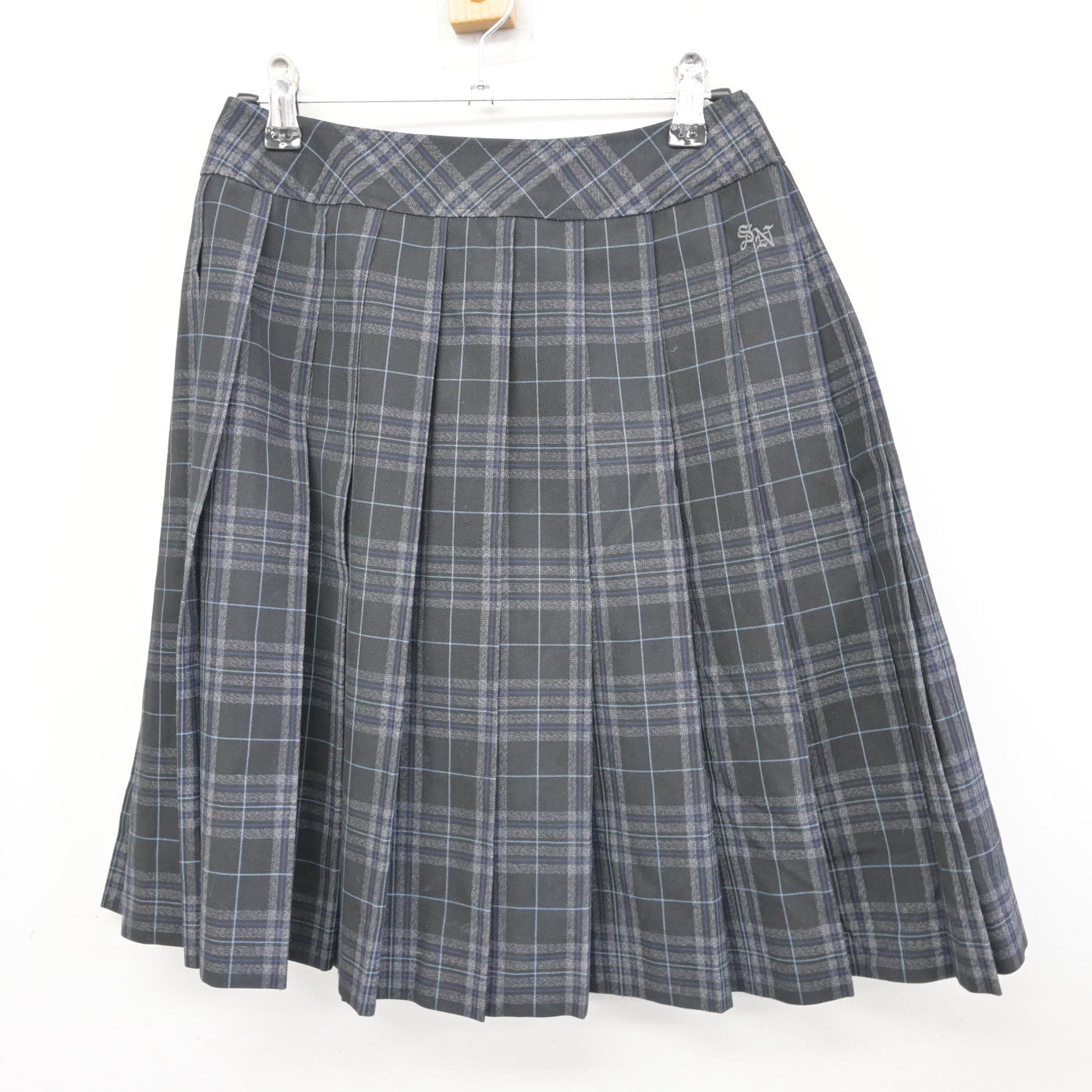 【中古】埼玉県 草加西高等学校 女子制服 2点 (ニットベスト・スカート) sf099787