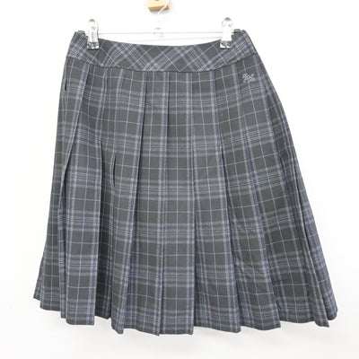 【中古】埼玉県 草加西高等学校 女子制服 2点 (ニットベスト・スカート) sf099787
