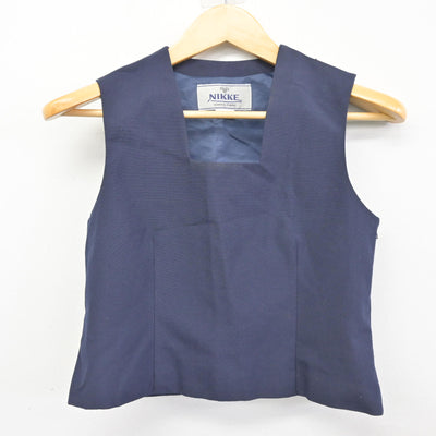 【中古】埼玉県 元郷中学校 女子制服 4点 (ベスト・スカート) sf099789