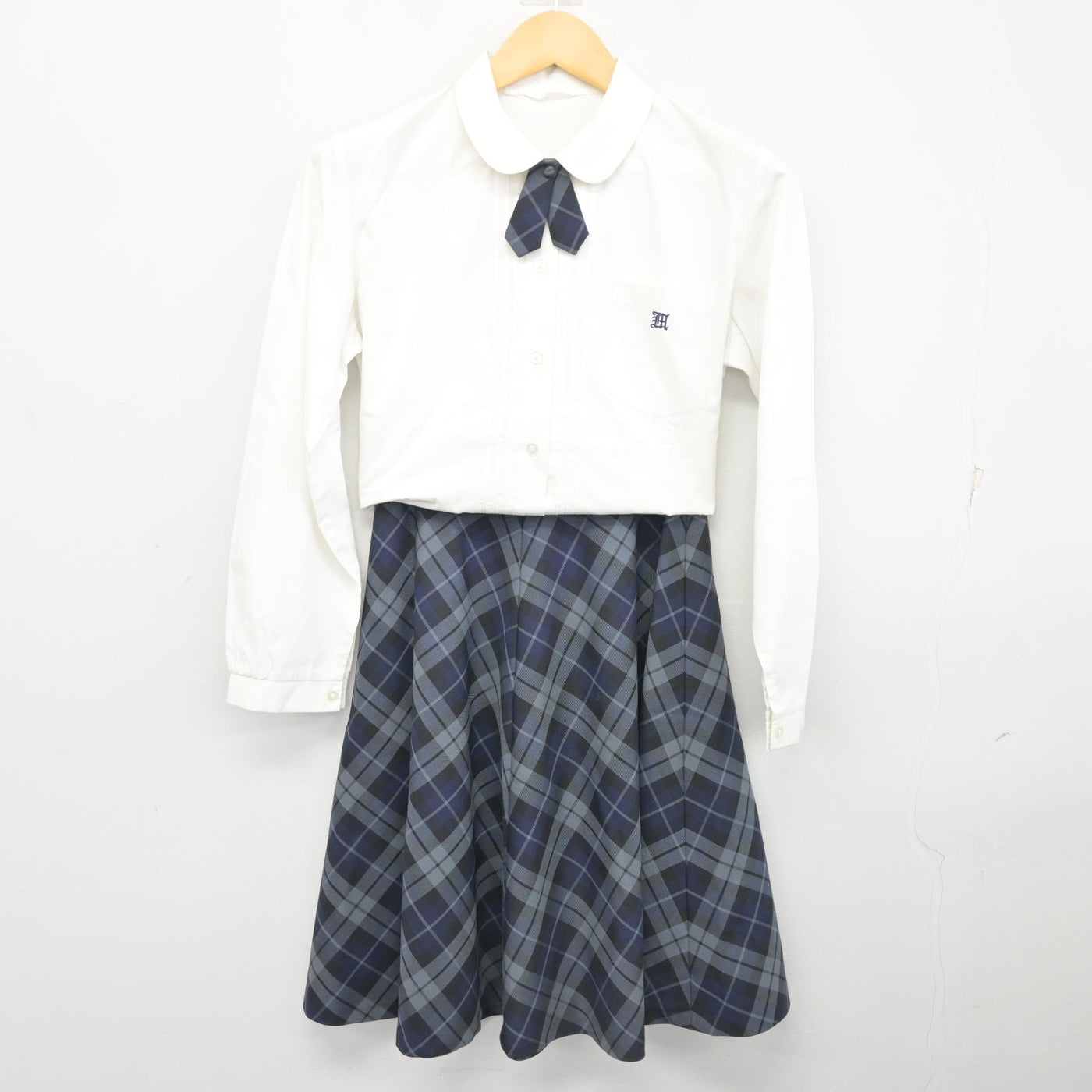 【中古】岐阜県 武義高等学校 女子制服 4点 (ブレザー・ブラウス・スカート) sf099798