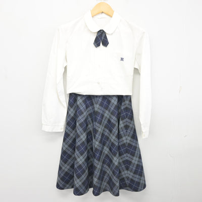 【中古】岐阜県 武義高等学校 女子制服 4点 (ブレザー・ブラウス・スカート) sf099798