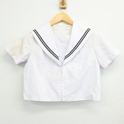 【中古】愛知県 志段味中学校 女子制服 2点 (セーラー服・スカート) sf099815