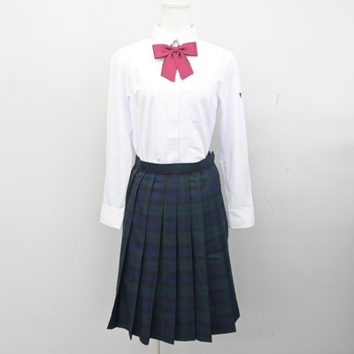 【中古】宮城県 仙台育英学園高等学校 女子制服 4点 (ブレザー・シャツ・スカート) sf099819