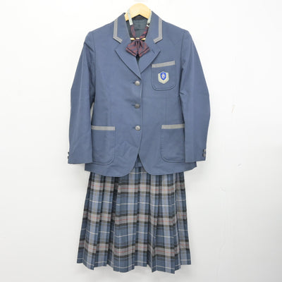 【中古】秋田県 山王中学校 女子制服 3点 (ブレザー・スカート) sf099830