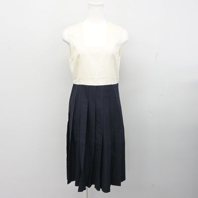 【中古】福岡県 博多女子高等学校 女子制服 4点 (セーラー服・ニット・ジャンパースカート) sf099842
