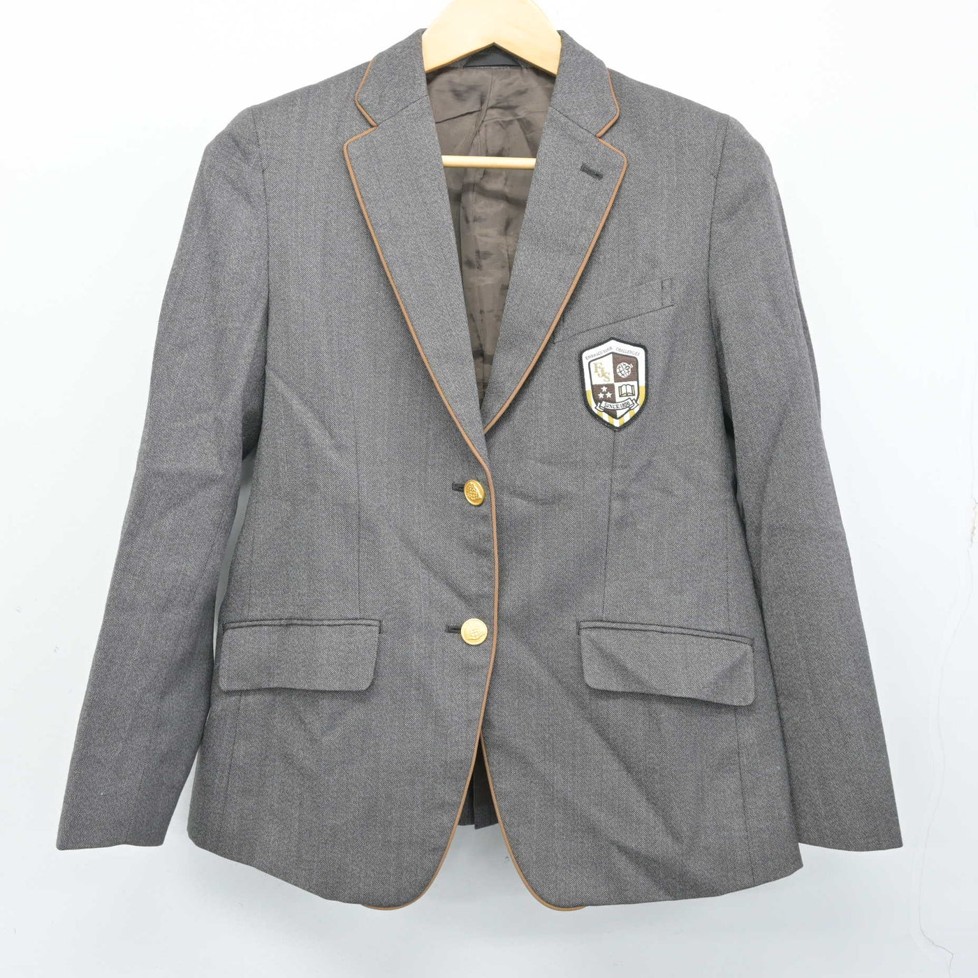 【中古】福岡県 博多女子高等学校 女子制服 3点 (ブレザー・スカート) sf099850