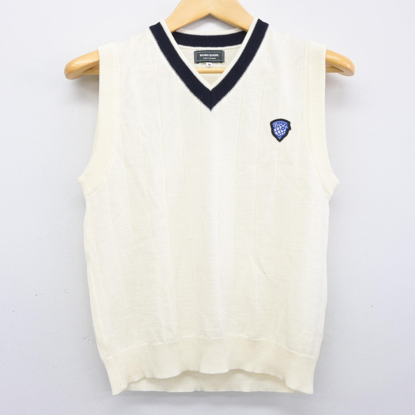 【中古】福岡県 博多女子高等学校 女子制服 2点 (ニット・ニットベスト) sf099851
