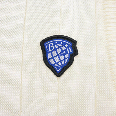 【中古】福岡県 博多女子高等学校 女子制服 2点 (ニット・ニットベスト) sf099851