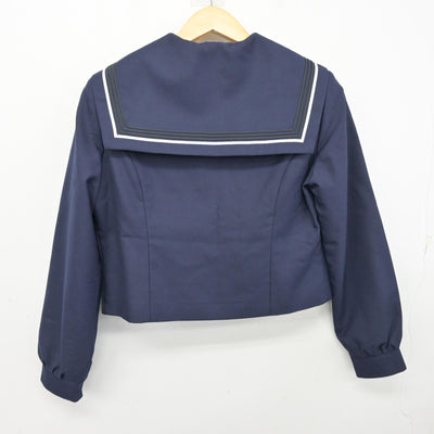 【中古】大阪府 山本高等学校 女子制服 3点 (セーラー服・スカート) sf099864