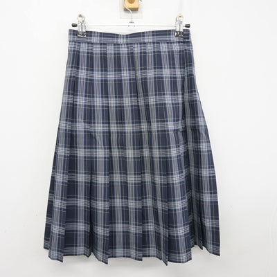 【中古】埼玉県 花咲徳栄高等学校 女子制服 4点 (ニットベスト・シャツ・スカート) sf099875