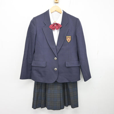 【中古】愛媛県 済美高等学校 女子制服 5点 (ブレザー・ベスト・シャツ・スカート) sf099890