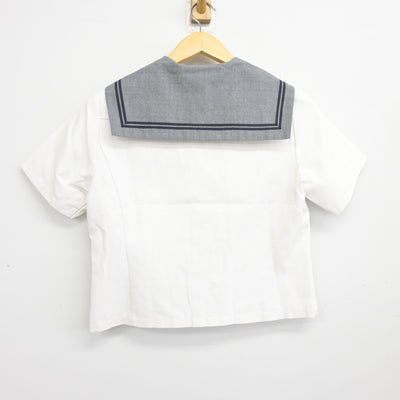 【中古】岐阜県 済美高等学校 女子制服 2点 (セーラー服・シャツ) sf099899