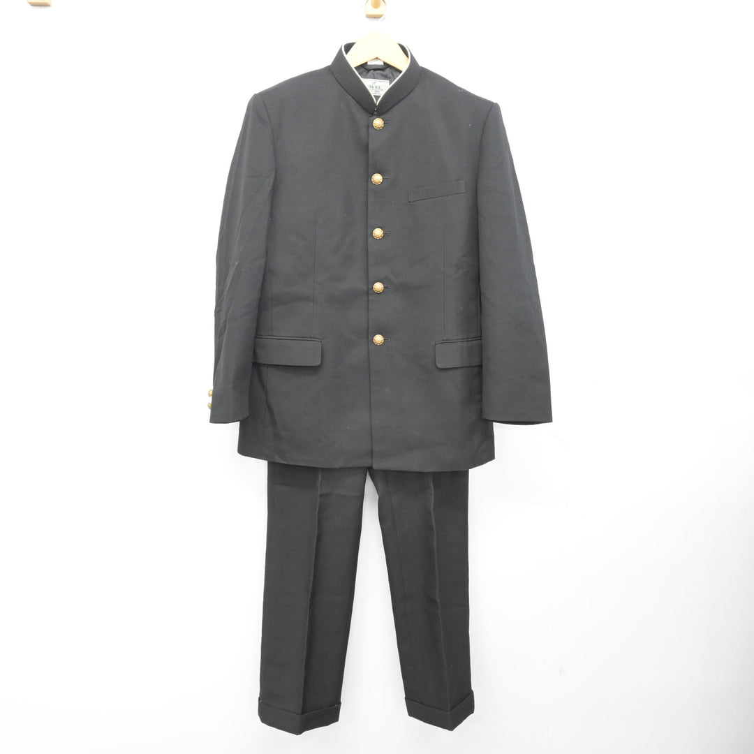 中古】神奈川県 横浜商業高等学校 男子制服 3点 (学ラン・ズボン