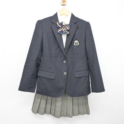 【中古】神奈川県 横浜創英中学・高等学校 女子制服 4点 (ブレザー・シャツ・スカート) sf099918