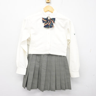 【中古】神奈川県 横浜創英中学・高等学校 女子制服 4点 (ブレザー・シャツ・スカート) sf099918