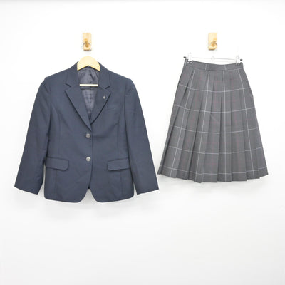 【中古】大阪府 布施高等学校 女子制服 3点 (ブレザー・スカート) sf099924