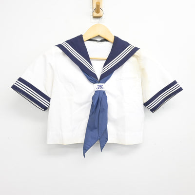 【中古】千葉県 市川市立第三中学校 女子制服 3点 (セーラー服・スカート) sf099925
